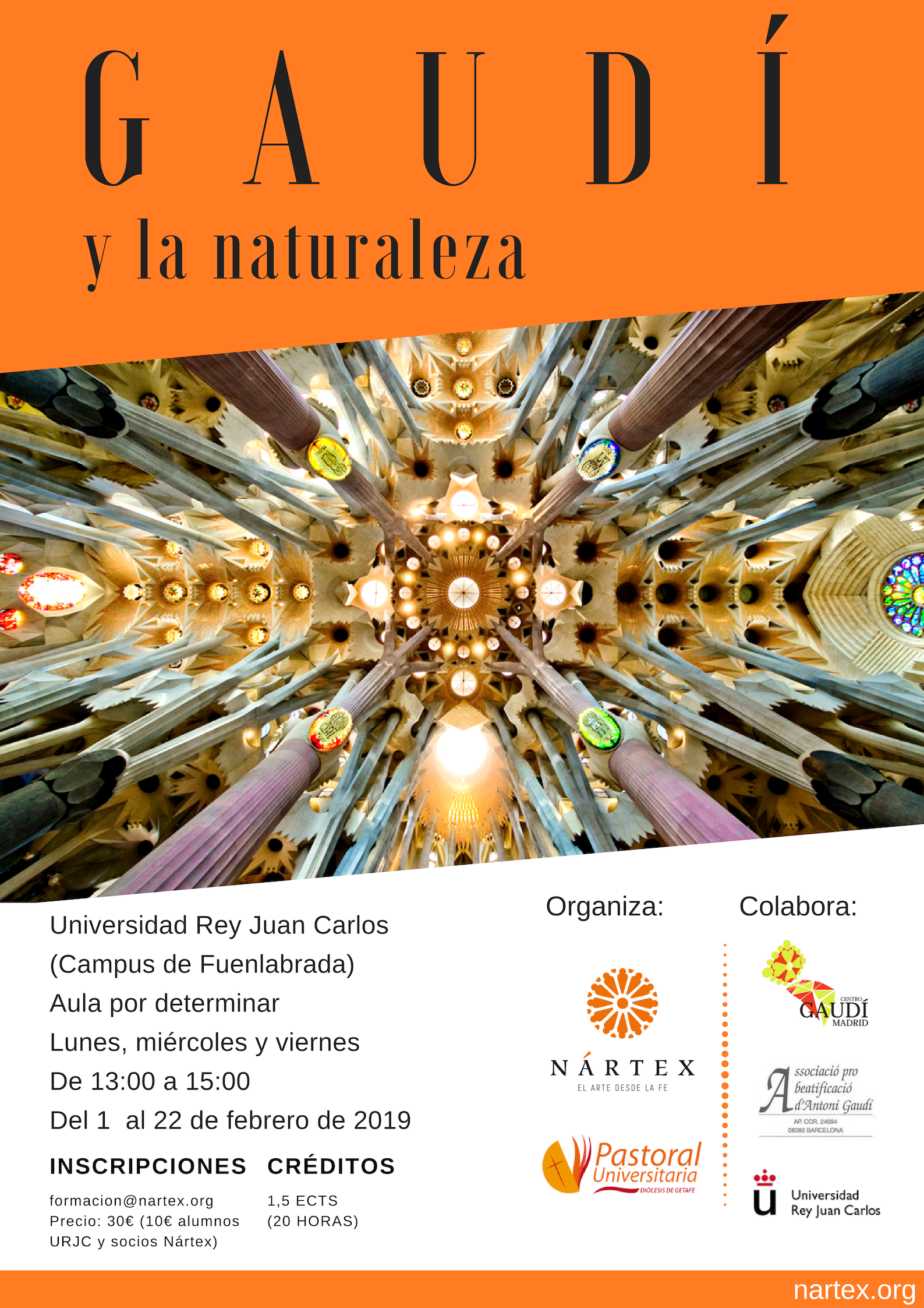 VI edición del seminario "Gaudí y la naturaleza" - Nártex | El arte desde la fe