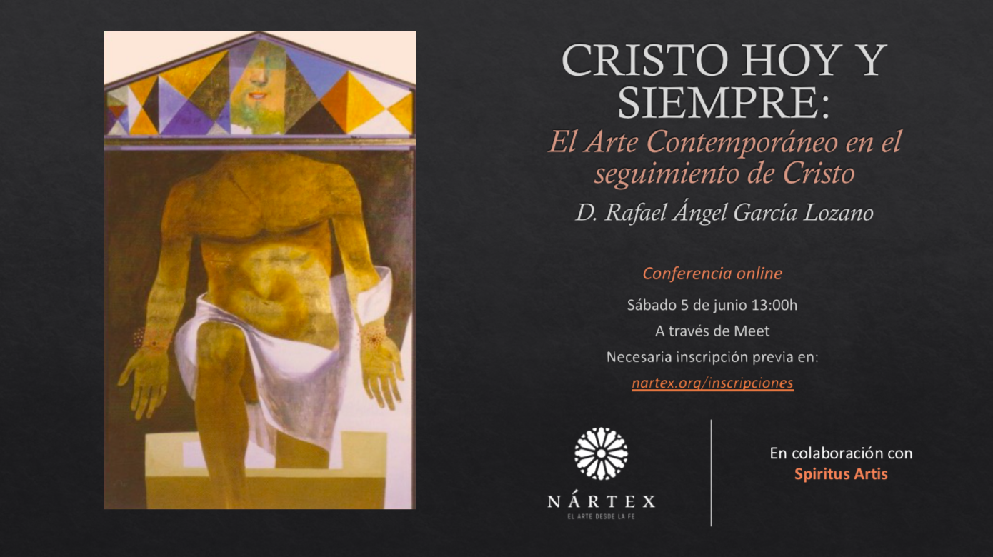 Cartel Cristo hoy y siempre: El arte Contemporáneo en el seguimiento de Cristo